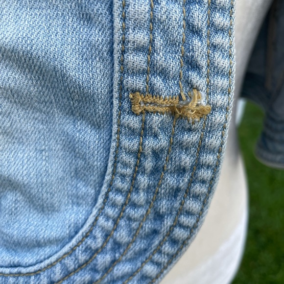 Etam Weekend cropped pear beaded denim jacket 36 - Picture 12 of 15